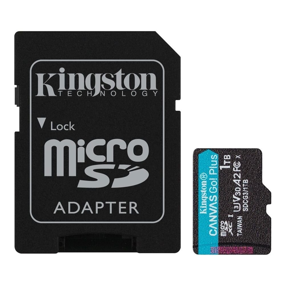 新風尚潮流 【SDCG3/1TB】 金士頓 1TB Micro SDXC U3 A2 記憶卡 每秒讀170MB