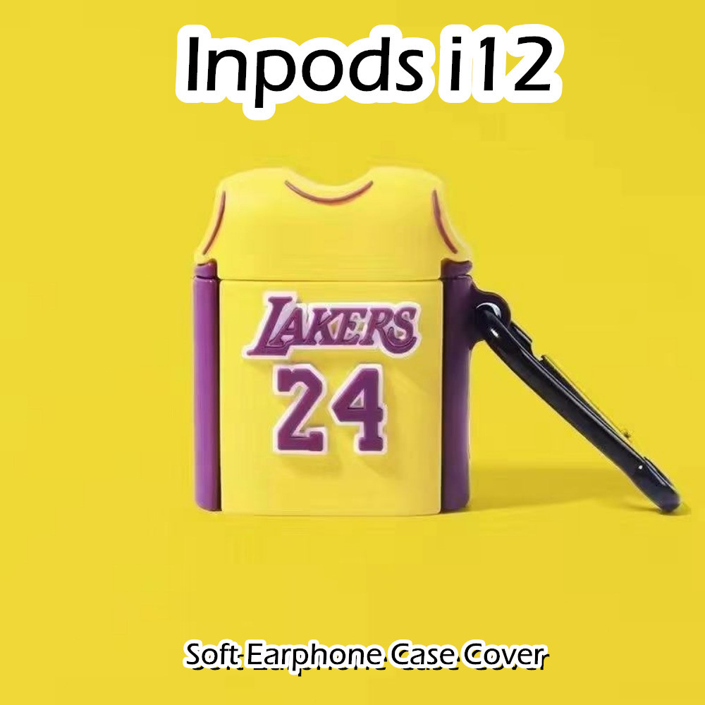【潮流前】適用於Inpods I12 Case 創意卡通系列軟矽膠耳機套外殼保護套 NO.2