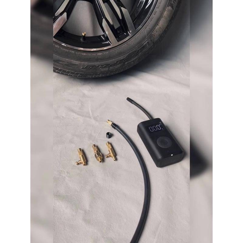 特惠極路士輪胎充氣咀小米充氣寶轉換輪胎充可放氣功能充氣泵替換氣咀ft