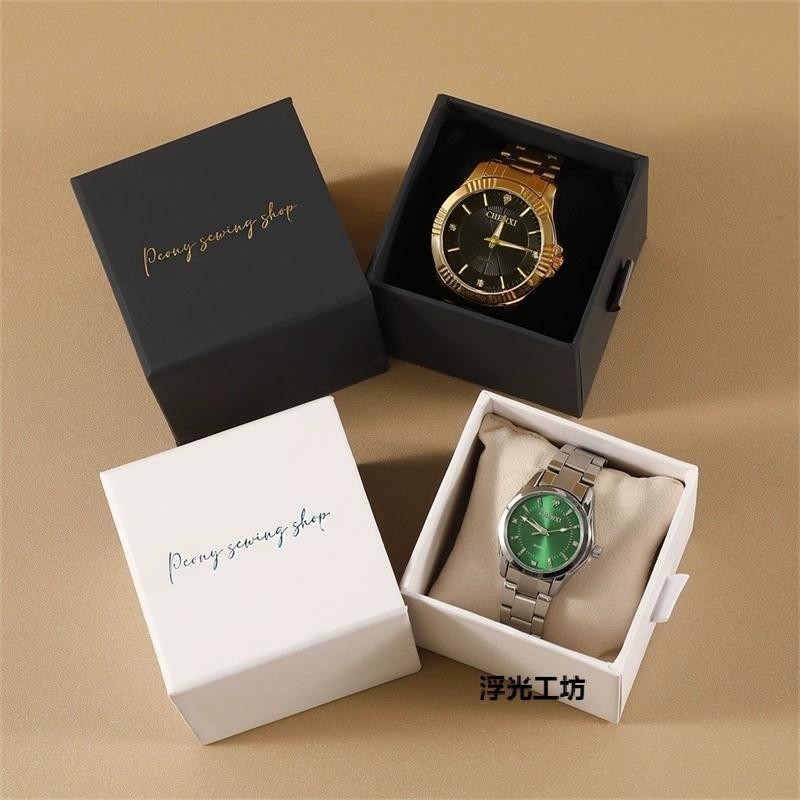 【客製化】【首飾盒】logo訂製 個性高級手錶盒 手鍊盒 珠寶盒 首飾飾品盒 抽屜盒項鍊戒