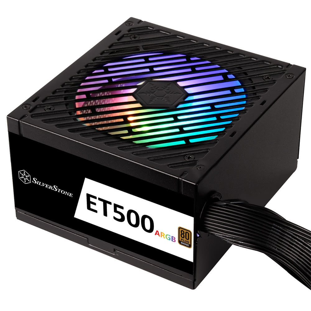 【SilverStone 銀欣】ET500-ARGB 銅牌 500W ATX 電源供應器