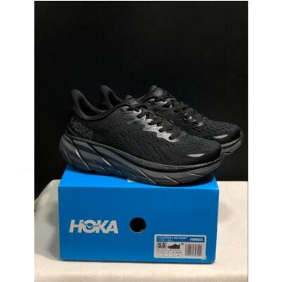 高品質 HOKA ONE ONE Clifton 8 減震跑鞋全黑