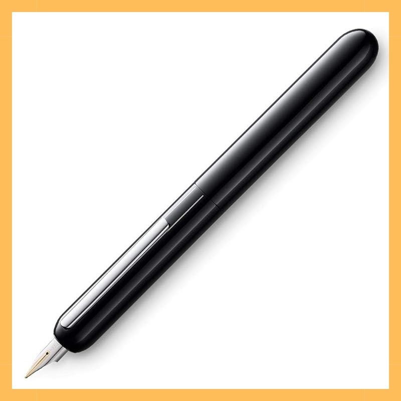 LAMY 钢笔 钢笔尖M (中号) 钢琴黑 对话3 L74PBK-M 双尖式