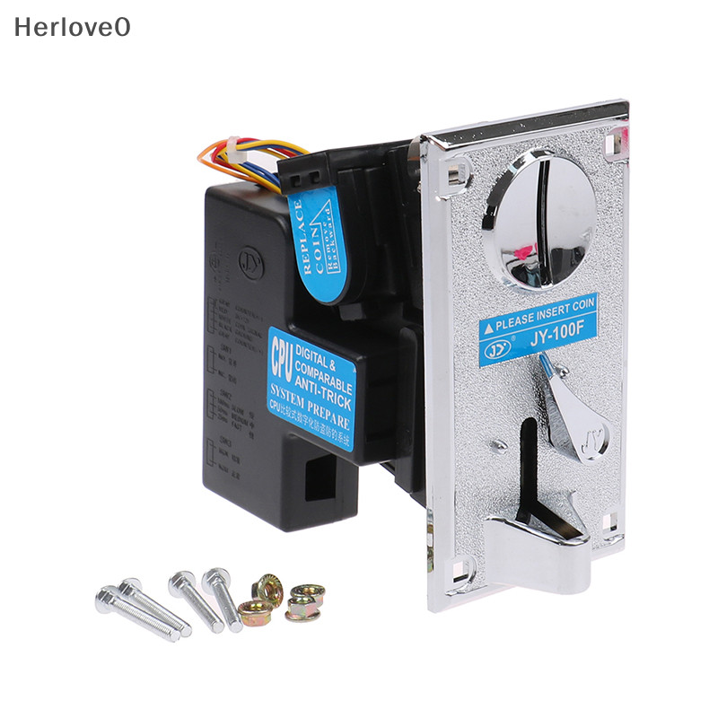 Herlove JY-100F 通用批量/多色選擇器多硬幣接受器接受器 TW