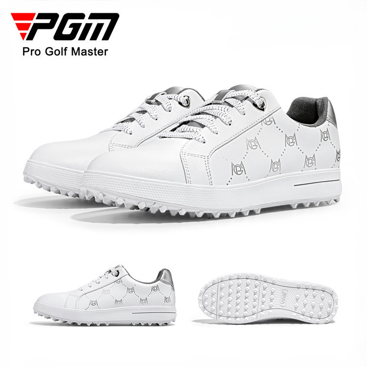 PGM 高爾夫球鞋超防水時尚印花防滑固定釘鞋運動女鞋