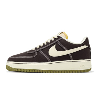 Nike 休閒鞋 Air Force 1 07 PRM 咖啡 米白 帆布 AF1 男鞋 【ACS】 CI9349-201