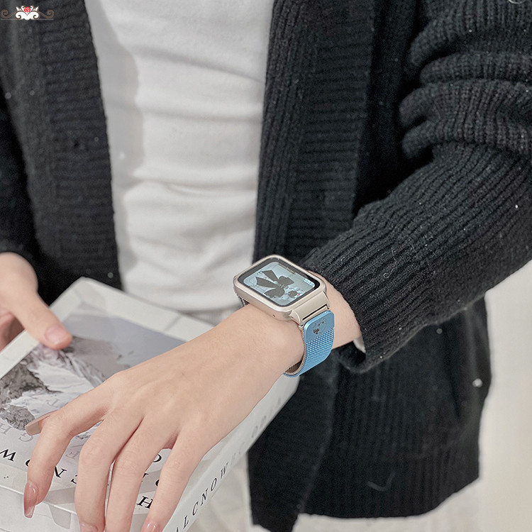 金屬網帶磁吸卡釦錶帶 適用Redmi Watch 4 錶帶 小米手環8Pro錶帶 創意運動男女款錶帶