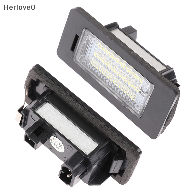 Herlove 1 件 Led 汽車牌照燈尾燈牌照燈適用於 E39 M5 E70 X5 E93 TW