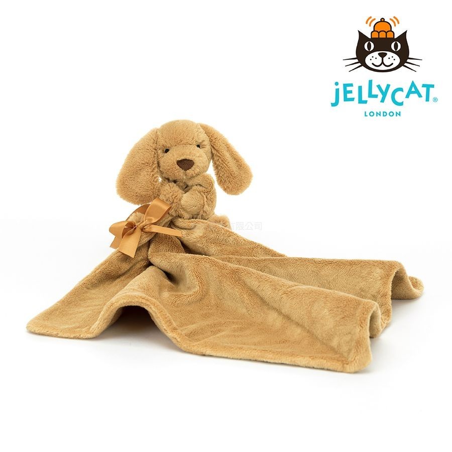 Jellycat小黃狗安撫巾 eslite誠品