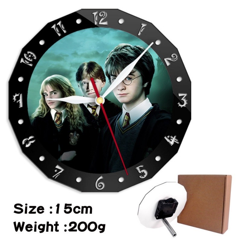 哈利波特創意檯鐘 Harry Potter掛鐘 現代簡約鐘錶 動漫擺件5