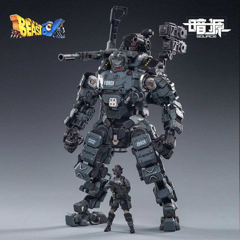【品質保證】暗源JOYTOY鋼骨強擊機甲模玩機器人可動模型兵人變形玩具手辦