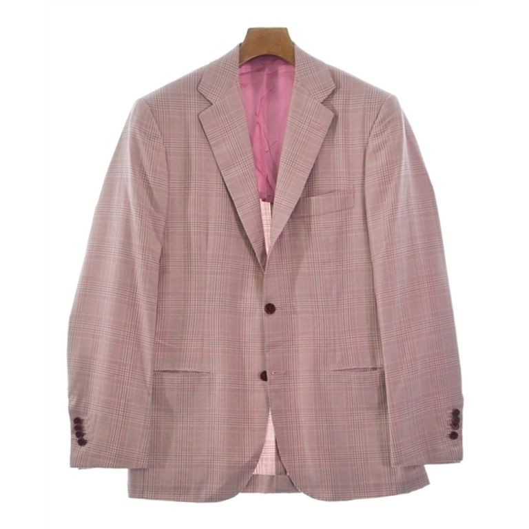 PINK Kiton夾克外套灰色 粉色 男性 白色 日本直送 二手
