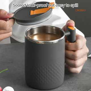 [妙妙屋]不鏽鋼雙層保溫密封馬克杯隨手杯咖啡杯茶杯帶蓋