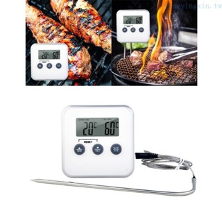 Yx 數字烤箱鬧鐘定時器烘焙烹飪食物,用於帶 Pro-be 的燒烤爐