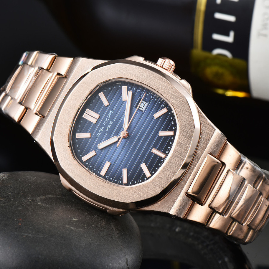PATEK PHILIPPE 百達翡麗 Pureza 玫瑰金石英機芯簡約瑞士商務腕錶