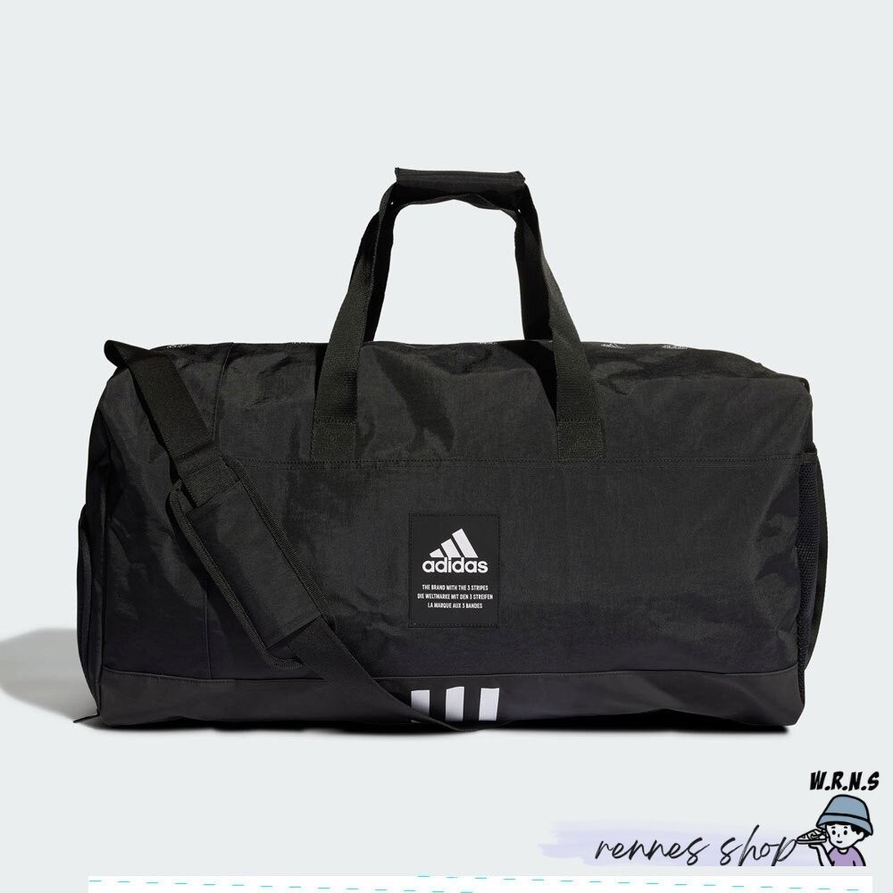 Adidas 旅行袋 手提包 健身包 全黑 HB1315