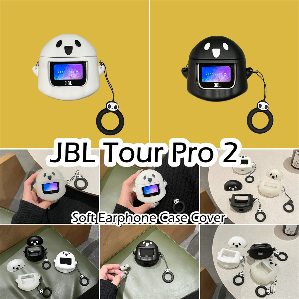 【imamura】適用於 Jbl Tour Pro 2 Case 有趣的卡通軟矽膠耳機套外殼保護套