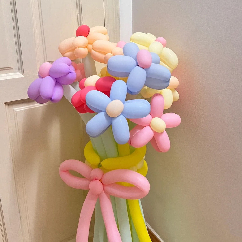 ✔魔術氣球✔現貨 加厚馬卡龍色260長條魔術氣球 兒童  卡通 裝飾 造型 編花樣編織花束
