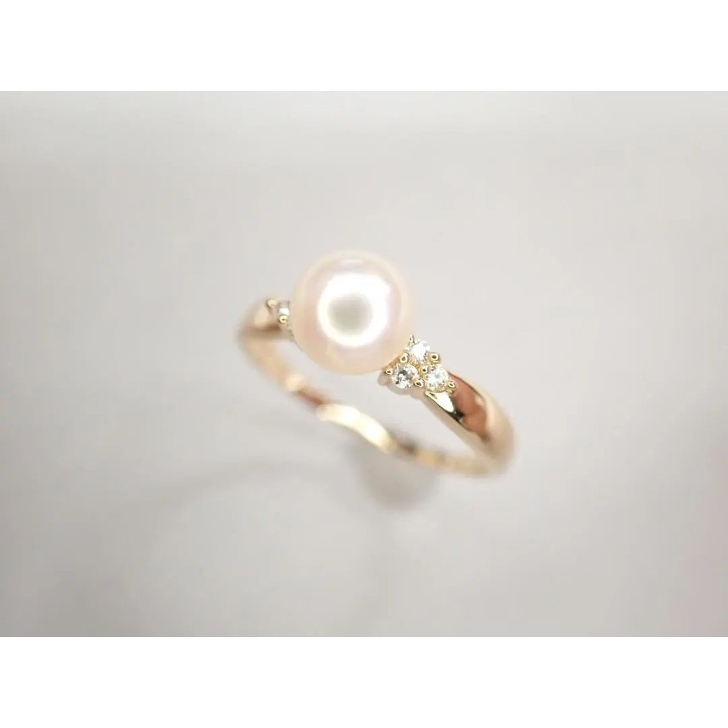 Tasaki 田崎 耳環 戒指 鑽石 珍珠 18k 5.7 約 mercari 日本直送 二手