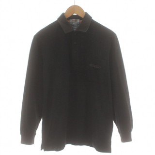 Kenzo O針織上衣 polo衫 襯衫高爾夫球運動 黑色 長袖 日本直送 二手
