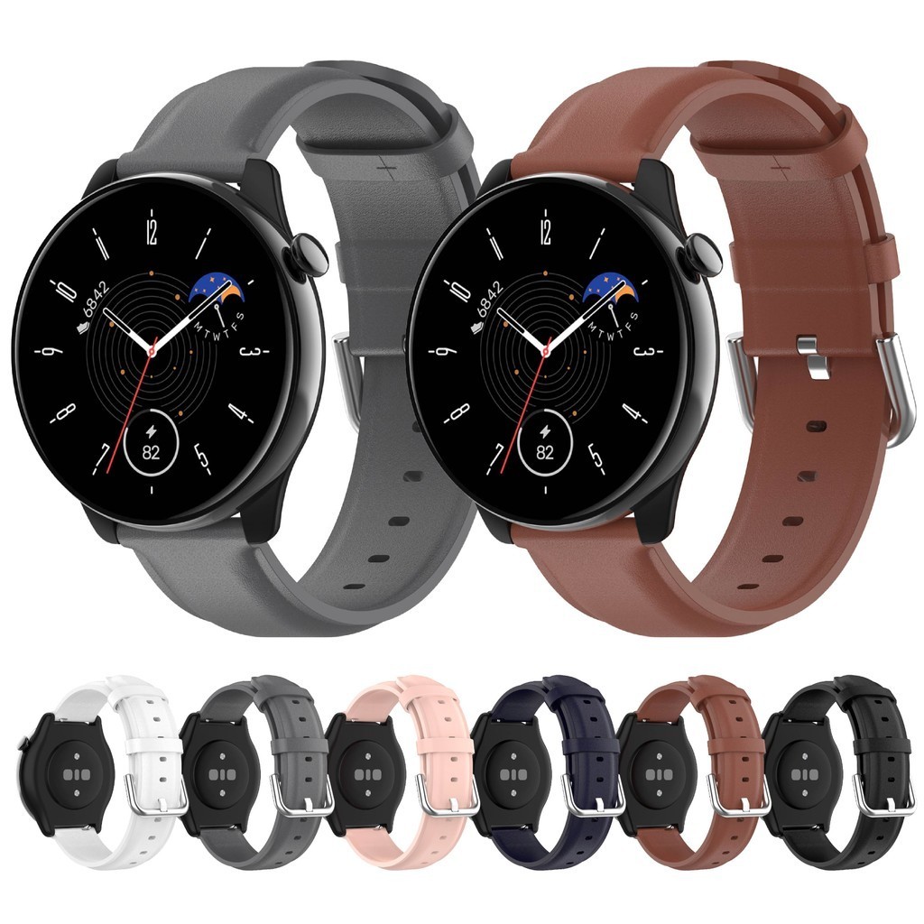 Xiaomi Watch S3 22mm 圓尾真皮錶帶 小米手錶 S1 Active 2 Pro 小米手錶運動版