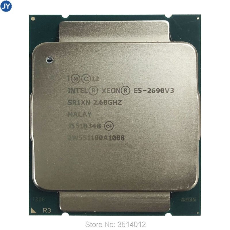 英特爾 Intel Xeon E5-2690 v3 E5 2690v3 E5 2690 v3 2.6GHz 十二核二十四