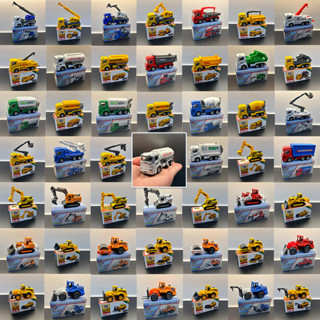1:64模擬合金挖掘攪拌機叉車吊車工程城市系列模型車兒童玩具