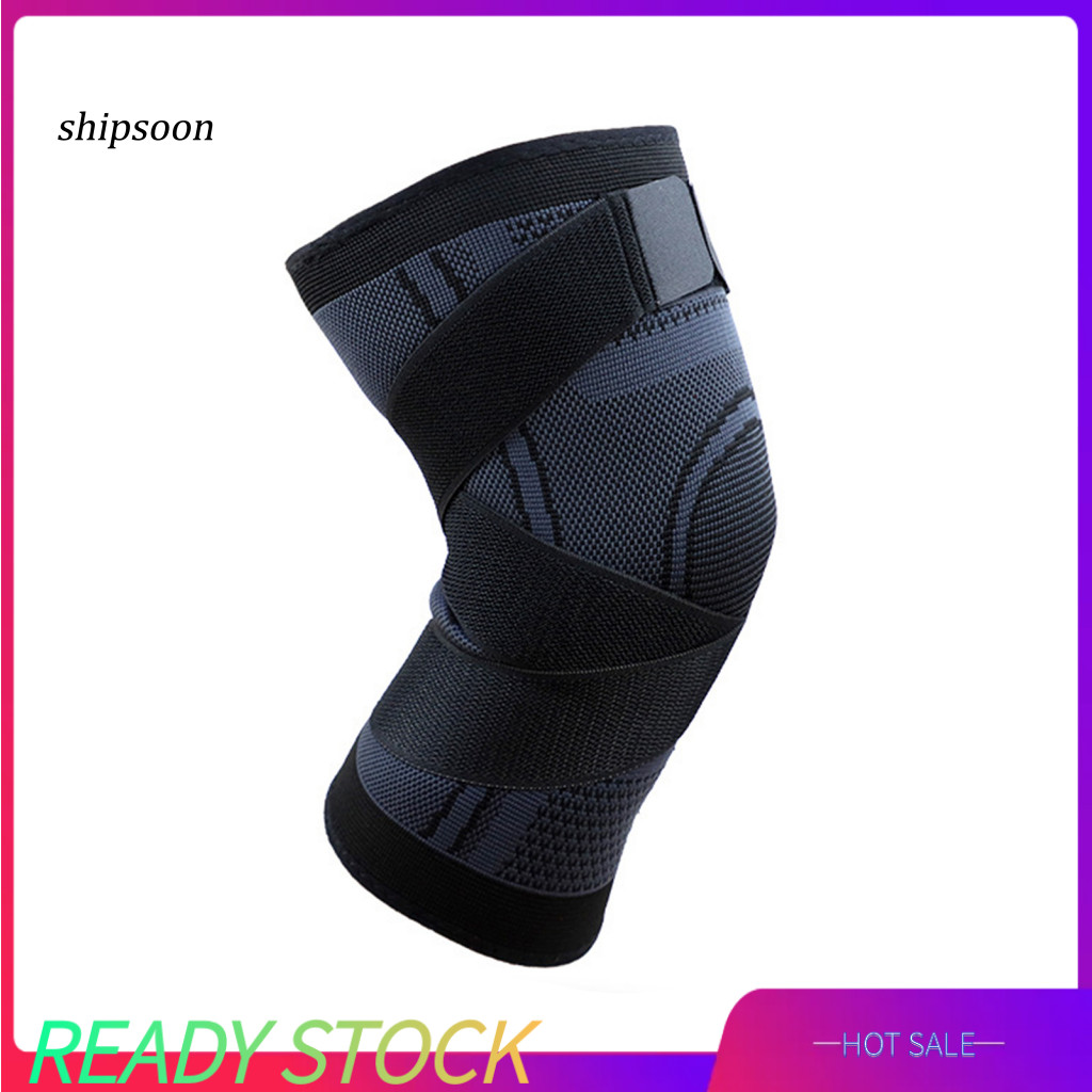 Sn 1 件護膝舒適柔軟面料透氣不易折斷耐磨護膝壓力帶設計防護運動裝備腿護膝運動用