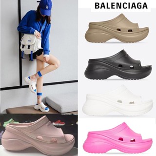 巴黎世家 涼鞋 Crocs 2023 Balenciaga X Pool 新款女式涼鞋 Crocs 中性