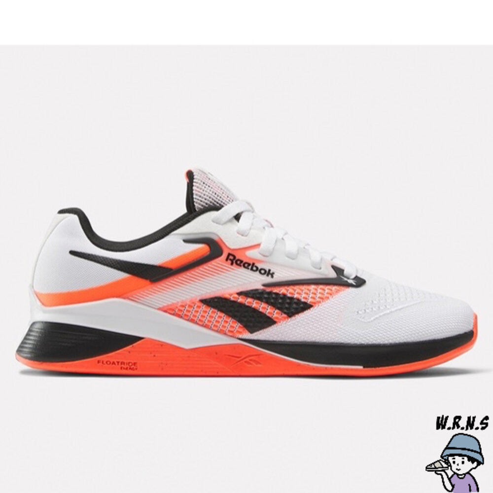 Reebok 女鞋 訓練鞋 緩衝 NANO X4 白橘 100074187