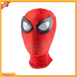 Tf* 兒童成人蜘蛛俠全頭面罩頭罩頭盔超級英雄角色扮演頭飾