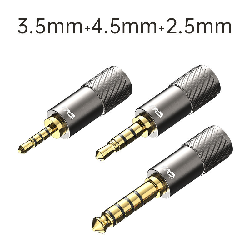 Cvj Typec 2.5mm 3.5mm 4.4mm 可互換音頻插頭耳機線插孔升級可拆卸線插孔