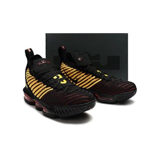 耐吉 Nike原創耐克勒布朗詹姆斯16男款黑金籃球鞋
