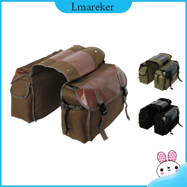 Lmareker 35L 自行車包自行車馱包防水大容量機架行李箱後座提包 13 x 1 x 17