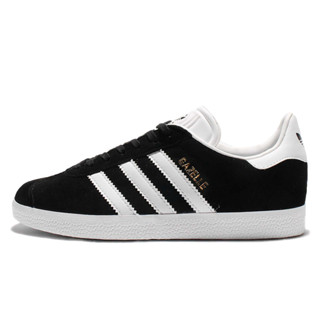 adidas 休閒鞋 Gazelle 男鞋 女鞋 黑 白 金標 麂皮 復古 愛迪達 [ACS] BB5476