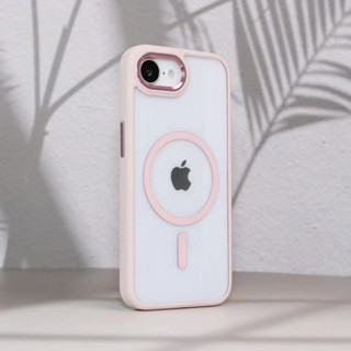 爆款 16e專用 高透背板 磁吸無線充 手機殼 防摔殼 適用 iPhone 16e SE4 保護殼 亞克力背板 防滑