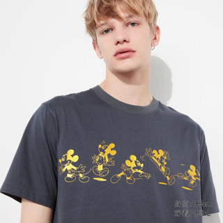 男裝/女裝(U--T) Mickey Shines印花T恤(短袖米奇) 0205
