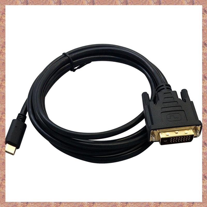 (R E W Y)USB Type C 轉 DVI 數據線 USB Type C 轉 DVI 24+1 適配器 4K 3