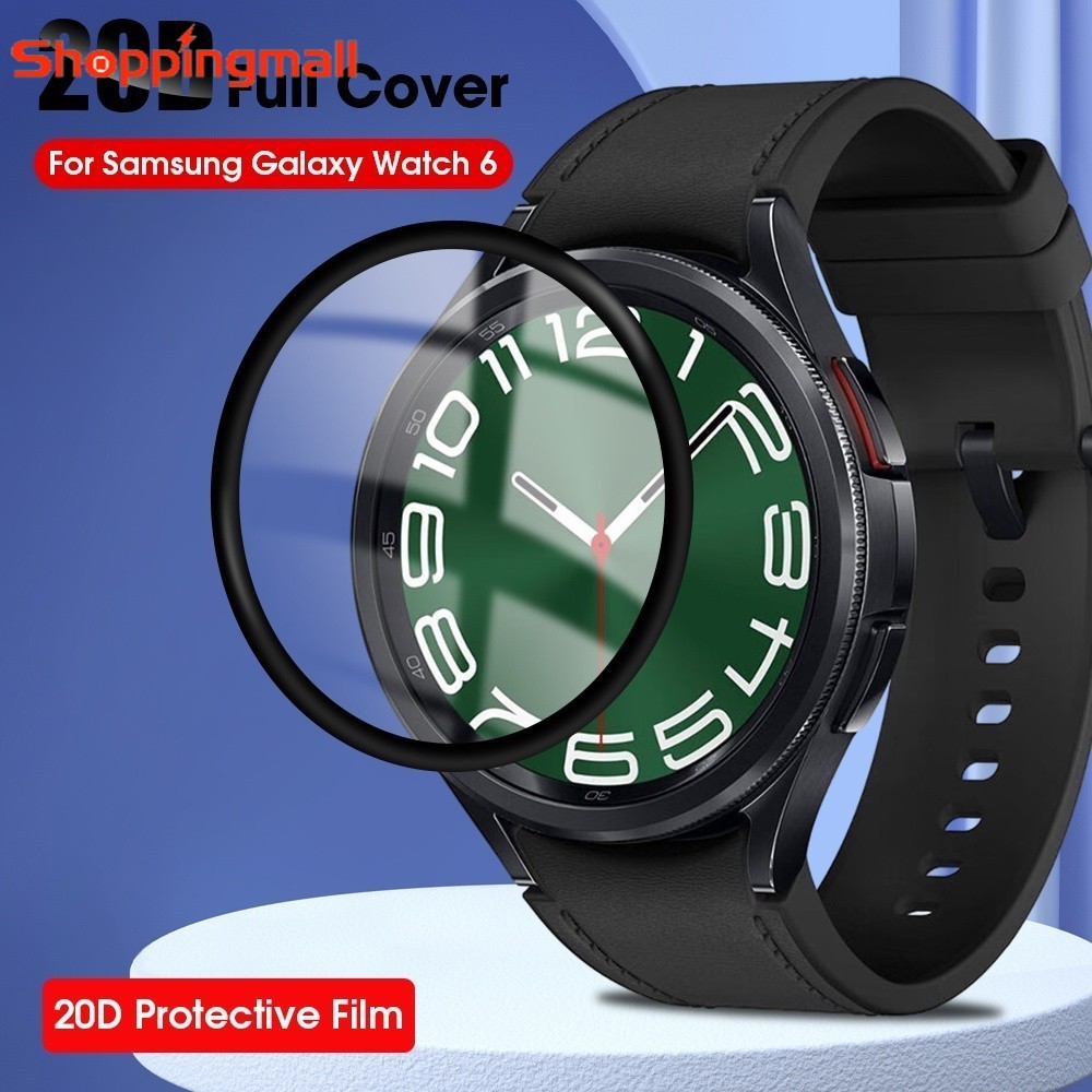 SAMSUNG [陽光] 鋼化玻璃屏幕保護膜適用於三星 Galaxy Watch 6 5 43mm 47mm 4 Cla