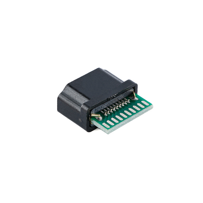 【量大價優】HDMI母座 A型 19PIN帶板帶外殼 高清顯示傳輸接口連接器插座