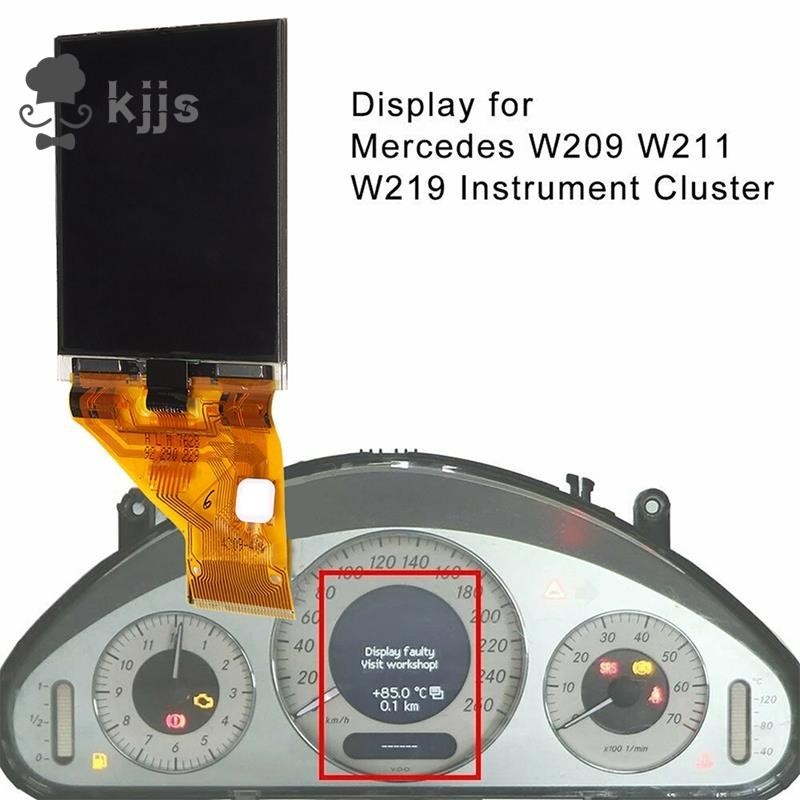 適用於梅賽德斯 E 級 E320 E350 E500 E55 E63 W209 W211 W219 的汽車儀表組 LCD