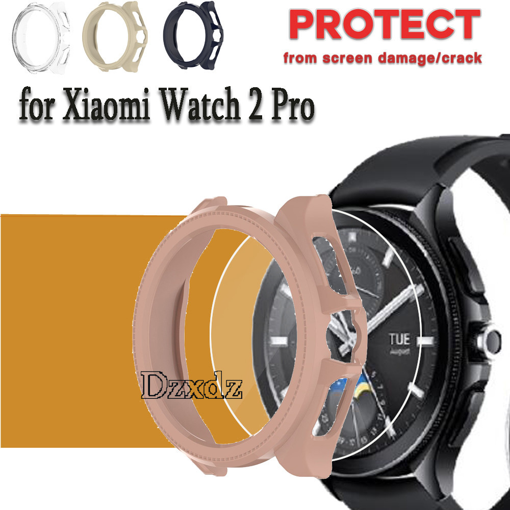 XIAOMI 小米手錶 2 Pro 鋼化玻璃屏幕保護膜 PC 保護殼 Watch2 Pro 智能手錶配件
