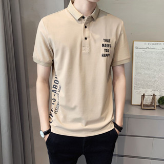 2023 Polo T-shirt for men's short sleeved printed polo s2023