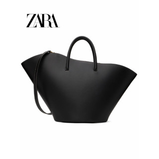 ZARA 不規則大容量托特包扇形手提包單肩斜背包