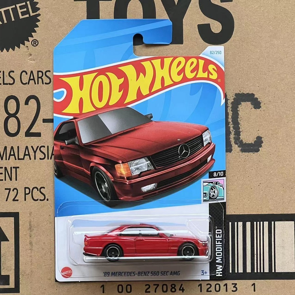 新品促銷82#2024D 風火輪小跑車HOTWHEELS 89 MERCEDES-BENZ 560 SEC AMG