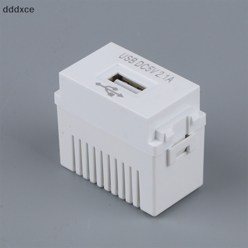 Dddxce USB電源模塊220V 5V變壓器2.1A USB充電插座開關適配器全新