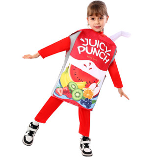六一兒童表演服果汁盒子舞臺表演服cosplay派對角色扮演服