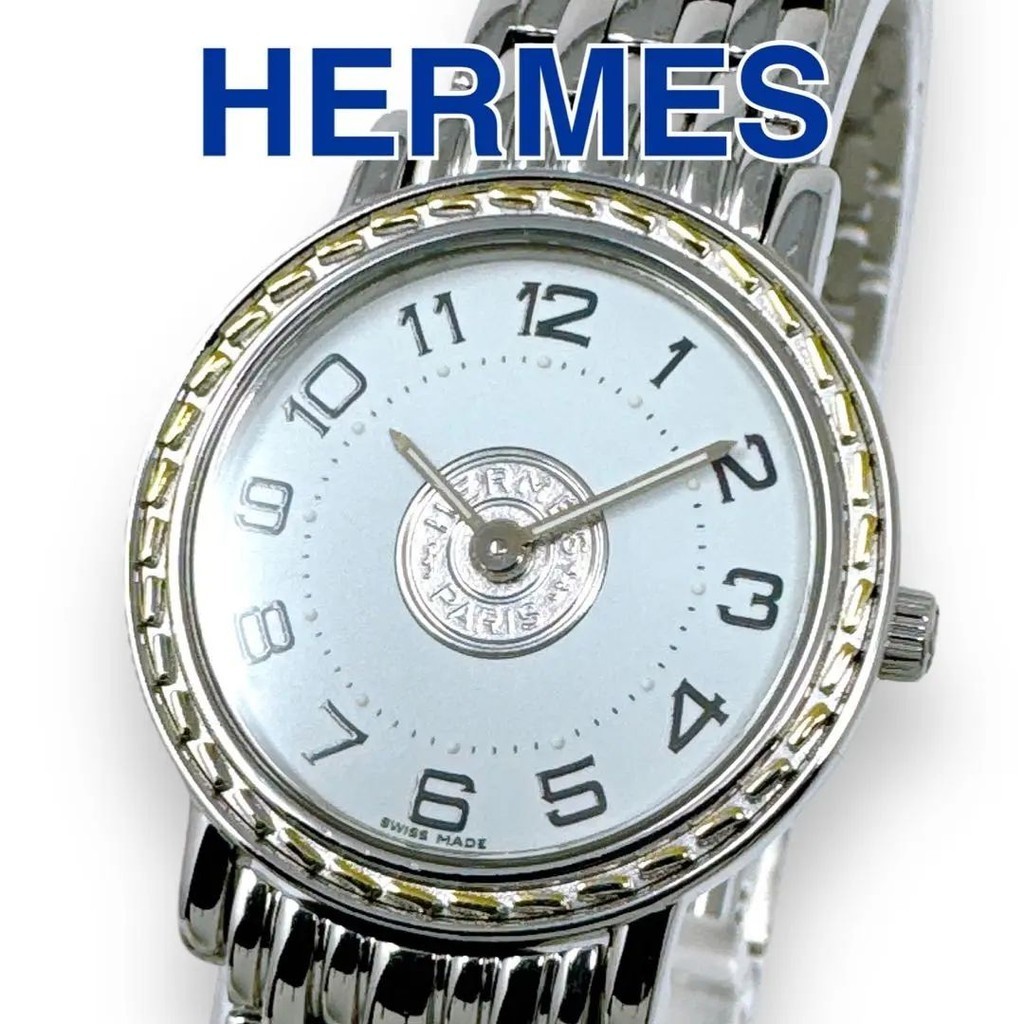 HERMES 愛馬仕 手錶 SE4.210 GP Sellier 石英 女用 日本直送 二手