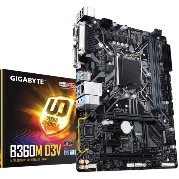 【現貨速發】全新Gigabyte/技嘉B360M D3V臺式機1151電腦主板支持8代9代的CPU