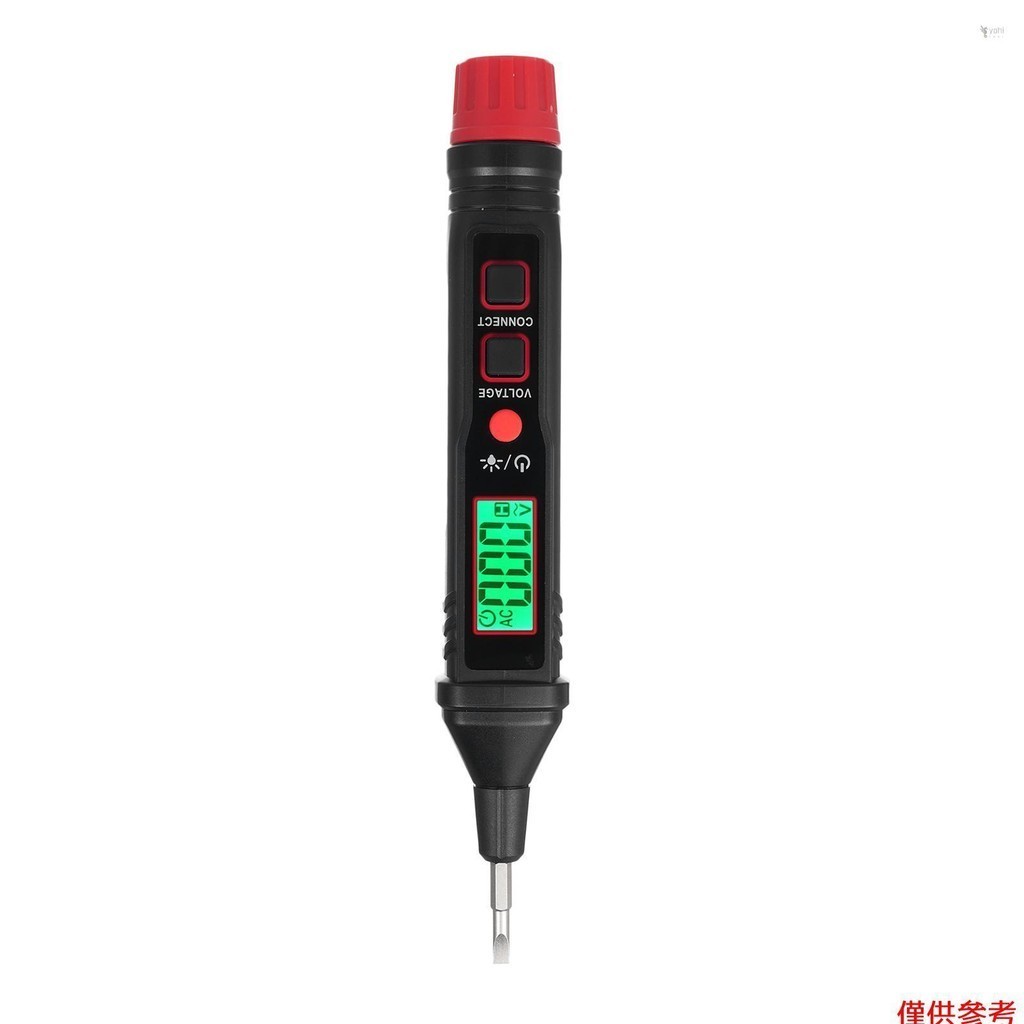 Yot HABOTEST 數字電壓測試筆螺絲刀 12V-300V 交流電壓檢測器一字螺絲刀測試筆家用電器智能感應電探針維